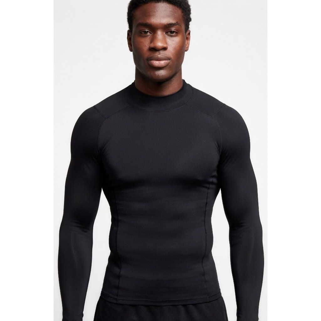 Flex Premium Siyah Uzun Kol Compression Erkek T-Shirt Spor Gym Fitness Boks Kickboks Tişört Erkek T-shirt Fiyatı
