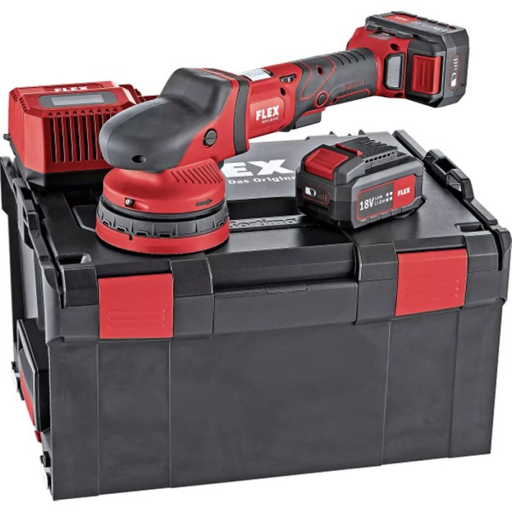 Flex Xce 8 125 18.0-Ec 18V/5AH. Akülü Pozitif ve Orbital Polisaj Makinesi Cila / Polisaj Makinesi Fiyatı