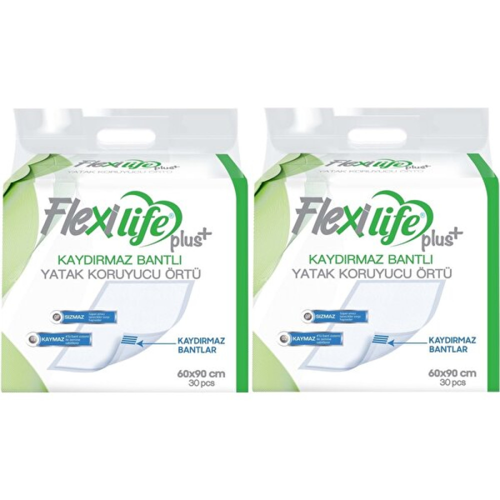 Flexi Life Flexi LifeFlexi Life Hasta Alt Açma Yatak Koruyucu Örtü 60*90 Cm 60 Adet Kaydırmaz - 60 x 90 cm Alez / Yatak Koruyucu Fiyatı