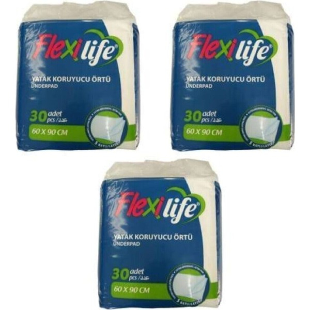 Flexi Life Flexilife Köpek Çiş Tuvalet Pedi 60X90 3 Paket 90 Adet Evcil Hayvan Ürünleri Fiyatı