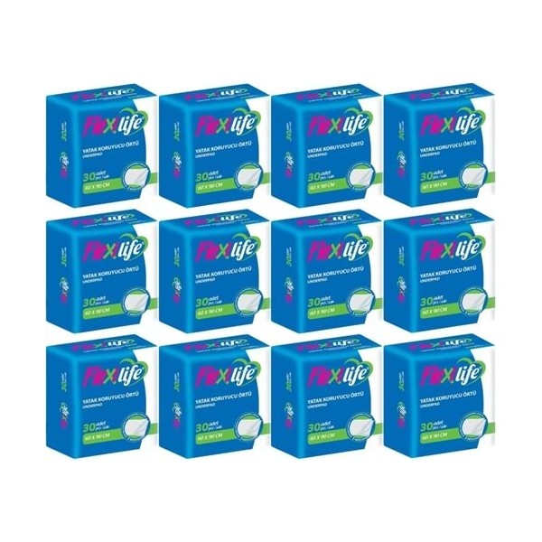 Flexi Life Hasta Alt Açma Yatak Koruyucu Örtü 60*90 Cm Klasik 360 Adet (12pk*30) - Standart Alez / Yatak Koruyucu Fiyatı