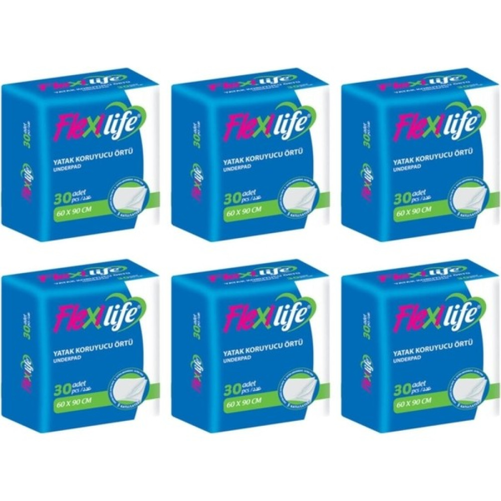 Flexi Life Hasta Altı Yatak Koruyucu Örtü 60x90 Cm 180 Adet - 1 Hasta Bezleri ve Temizliği Fiyatı