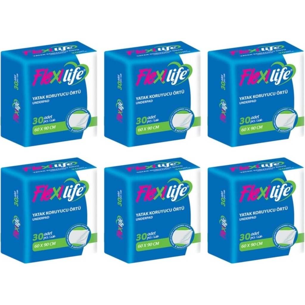 Flexi Life Hasta Altı Yatak Koruyucu Örtü 60x90 Cm 180 Adet - 1 Alez / Yatak Koruyucu Fiyatı