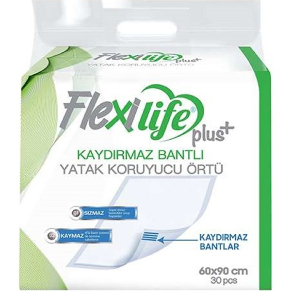 Flexi Life Kaydırmaz Bantlı Çiş Pedi 60X90 cm 30 Adet Evcil Hayvan Ürünleri Fiyatı