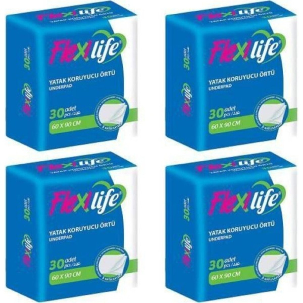 Flexi Life Kedi Köpek Çiş Pedi 60X90 30'lu 4 Paket Evcil Hayvan Ürünleri Fiyatı