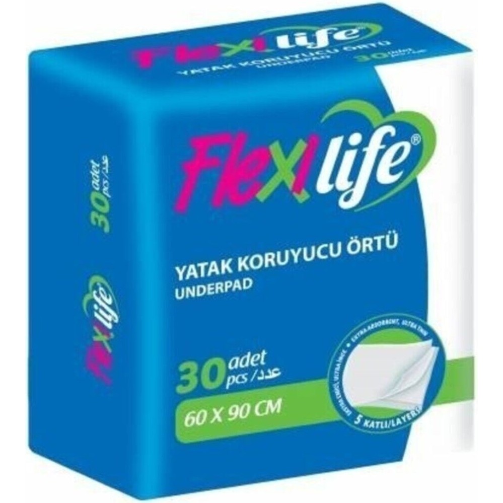 Flexi Life Kedi Köpek Çiş Pedi Yatak Koruyucu 60X90CM 30LU 1 Paket 30 Adet Evcil Hayvan Ürünleri Fiyatı