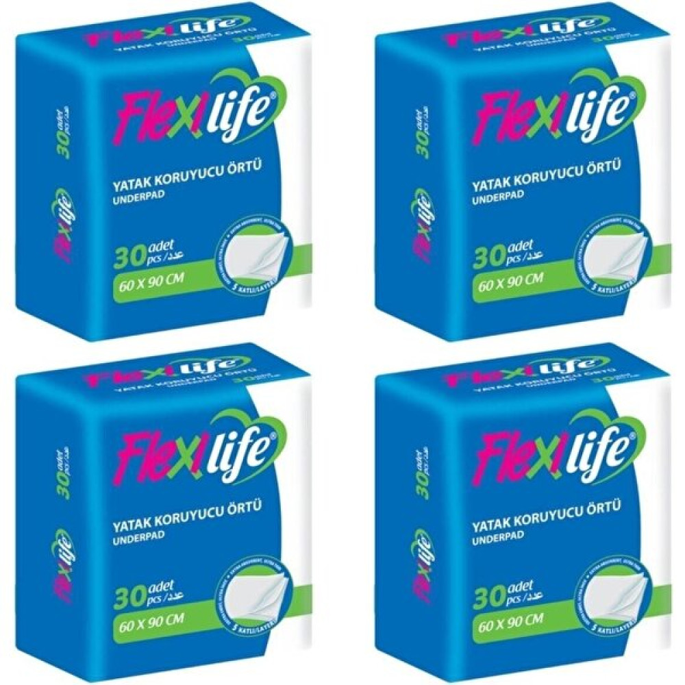 Flexi Life Köpek Çiş Pedi Yatak Koruyucu 60X90 cm 120 Adet Evcil Hayvan Ürünleri Fiyatı