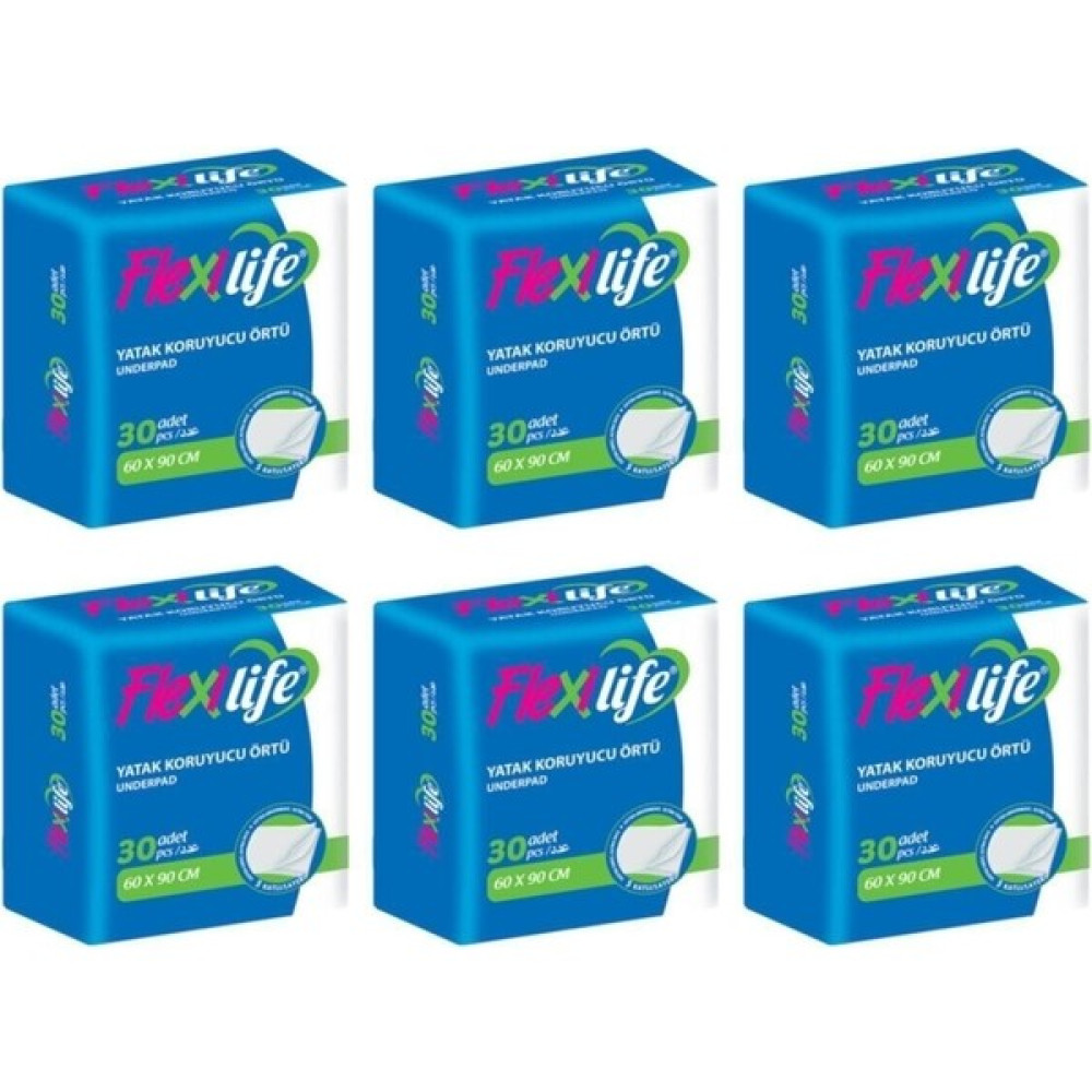 Flexi Life Köpek Çiş Pedi Yatak Koruyucu 60X90 cm 180 Adet Evcil Hayvan Ürünleri Fiyatı
