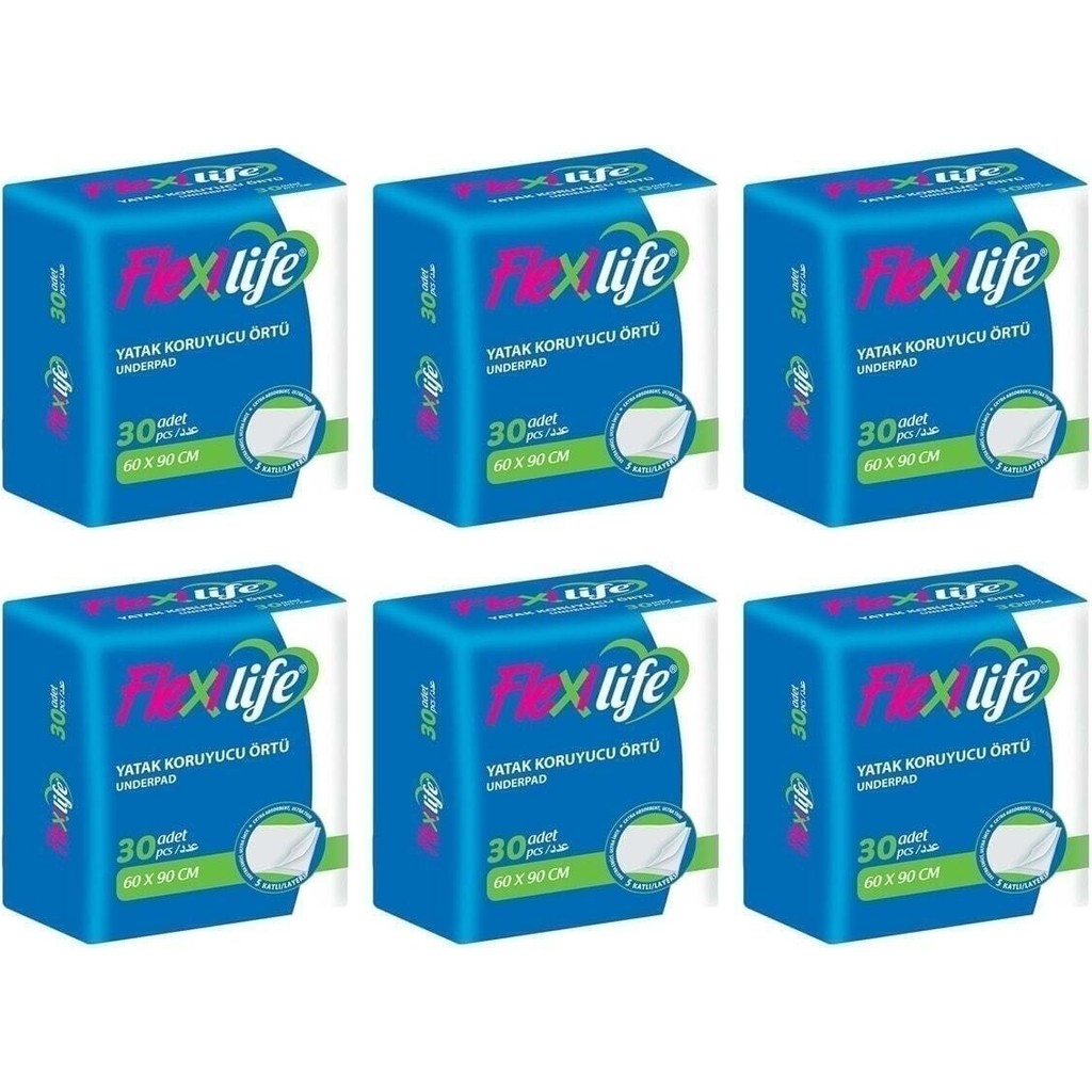 Flexi Life Köpek Çiş Pedi Yatak Koruyucu 60X90 cm 180 Kullanım Evcil Hayvan Ürünleri Fiyatı