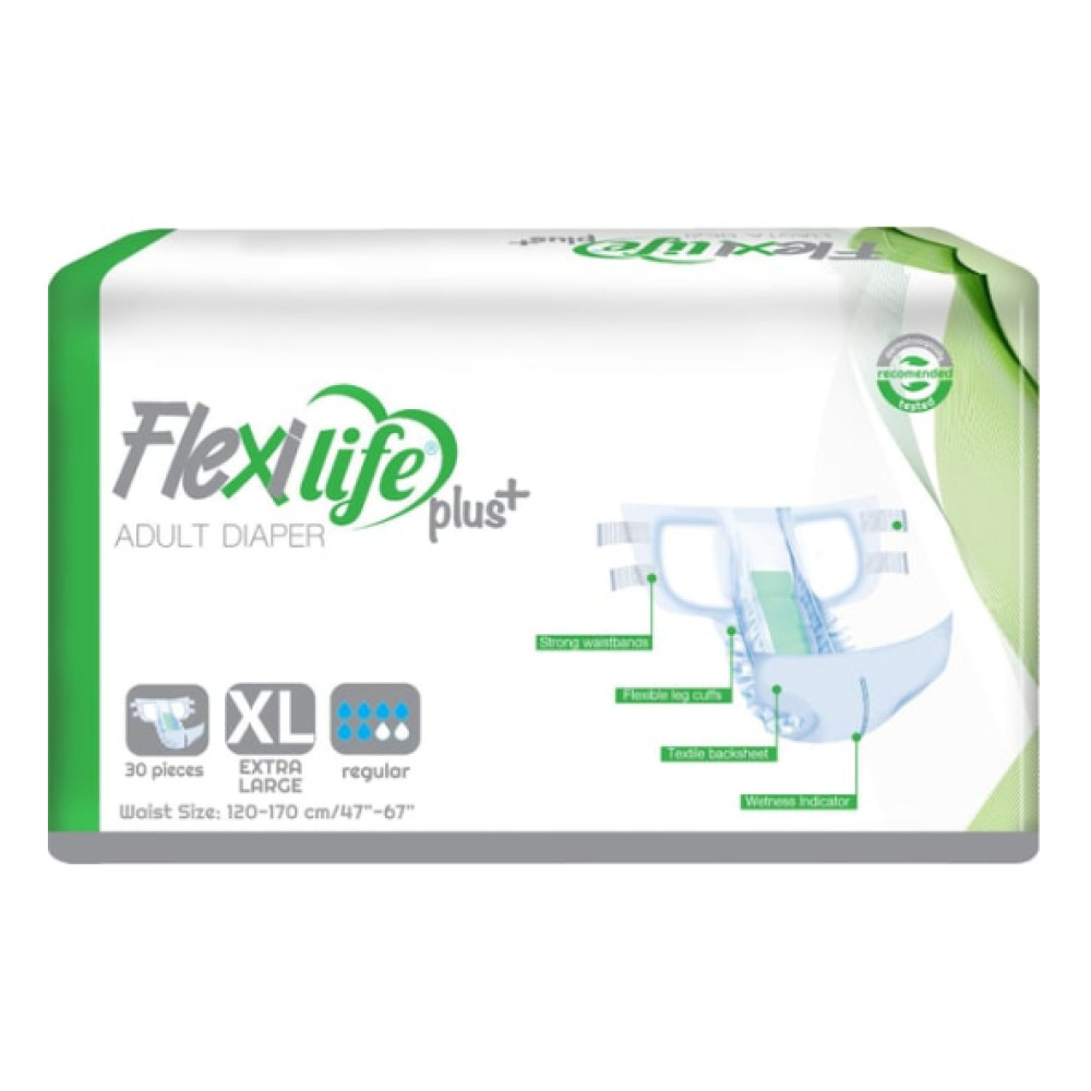 Flexi Life Yetiskin Hasta Bezi Bel Bantli Tekstil Yuzeyli Xl Ekstra Buyuk (30 Adet) Hasta Bezleri ve Temizliği Fiyatı
