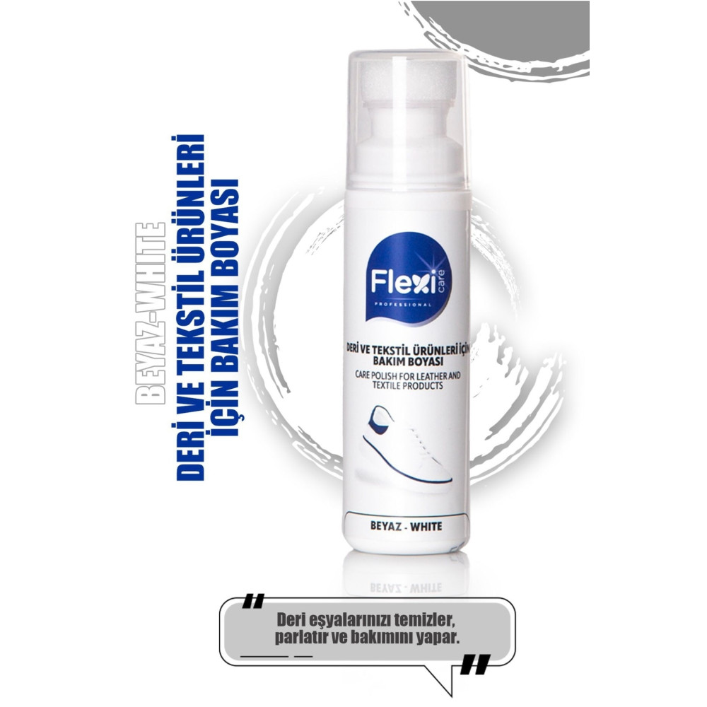 FLEXİCARE Spor Beyaz Deri Ve Kumaş Ayakkabı Boyası 75ml Deterjan ve Temizlik Ürünleri Fiyatı