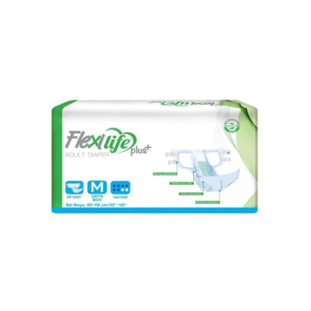 Flexilife Plus Flexilife Belbantli Hasta Bezi Orta Boy Medium 30 Lu Paket Hasta Bezleri ve Temizliği Fiyatı