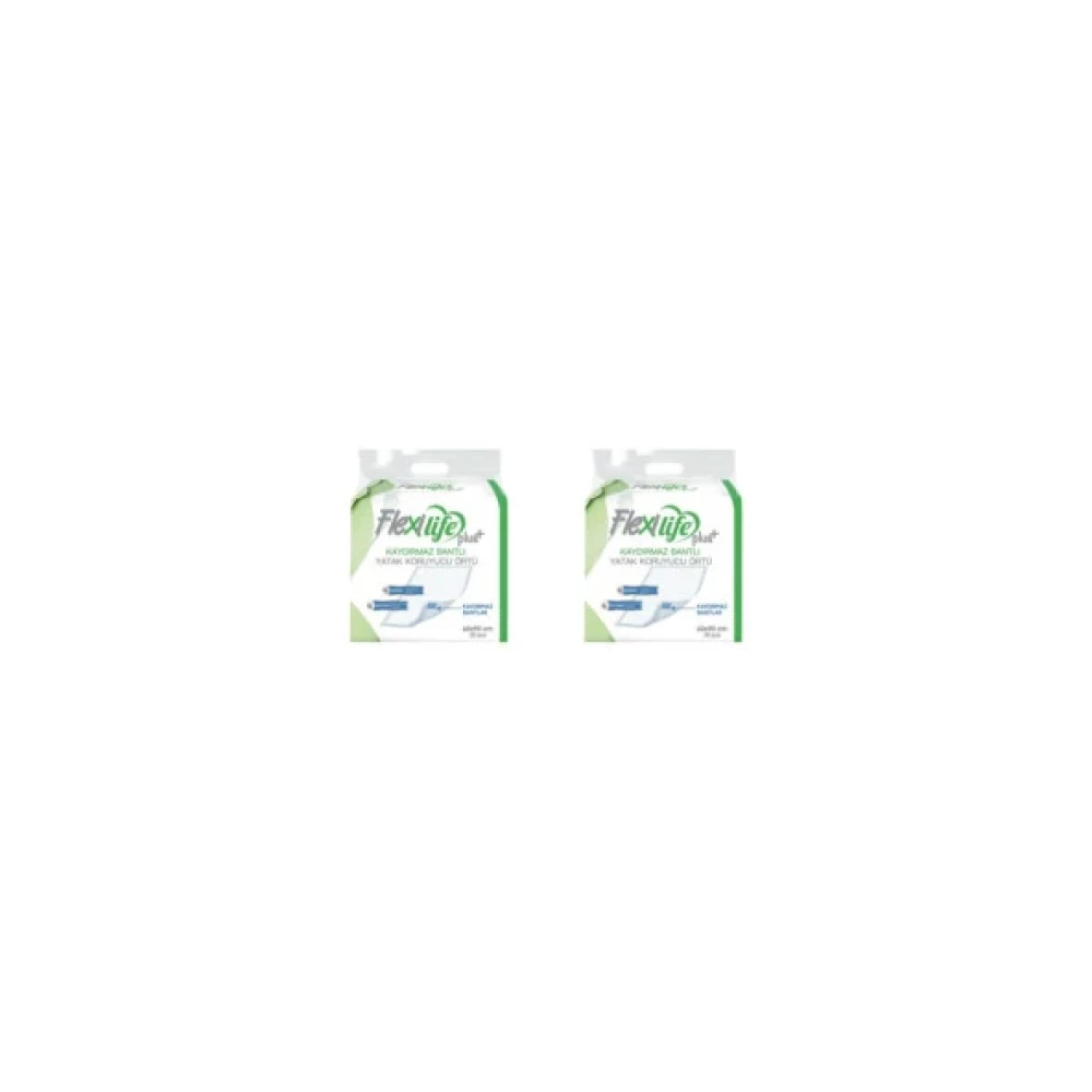 Flexilife Plus Kaydirmaz Bantli Yatak Koruyucu Ortu 60X90 30'Lu 2 Paket / 60 Adet Hasta Bezleri ve Temizliği Fiyatı
