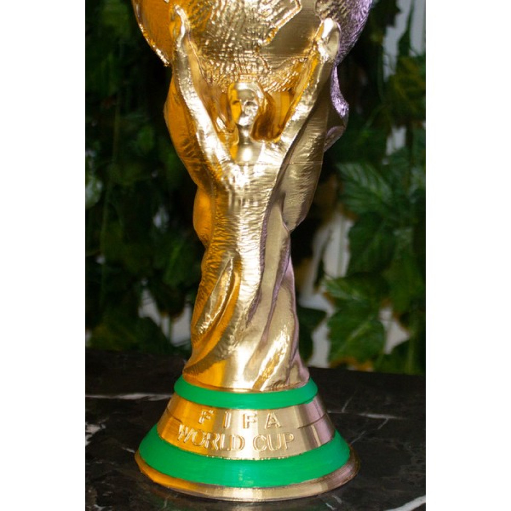 Flexis 36,5 cm Orjinal Boy Dünya Kupası Gold Kaplama Gerçek Boyut Messi Qatar Futbol Hediyelik Eşya Fiyatı