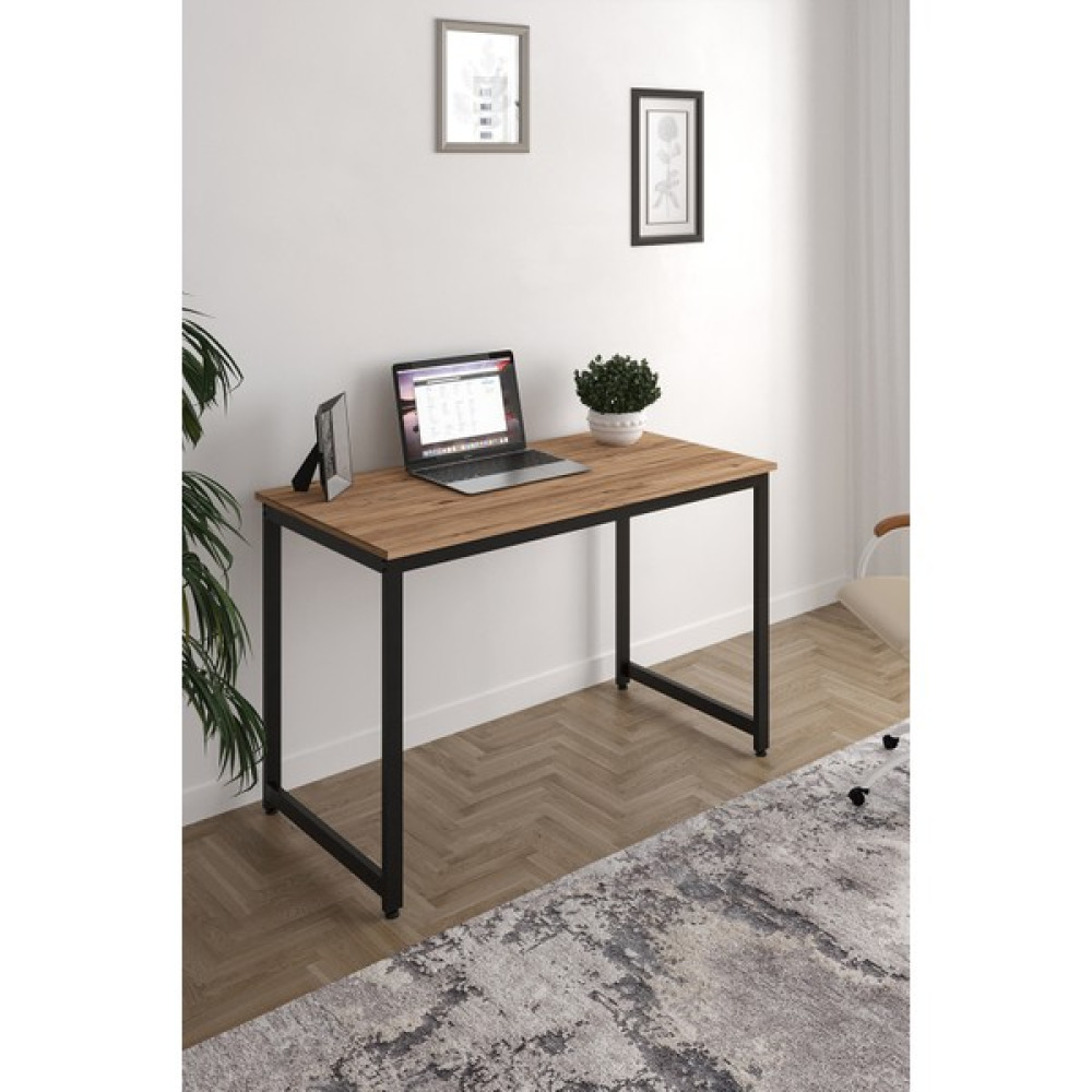 Flinder Çalışma Masası Bilgisayar Masası Ofis Masası 60 x 120 cm - 60X120 CM - Atlantik Çam Çalışma Masası Fiyatı