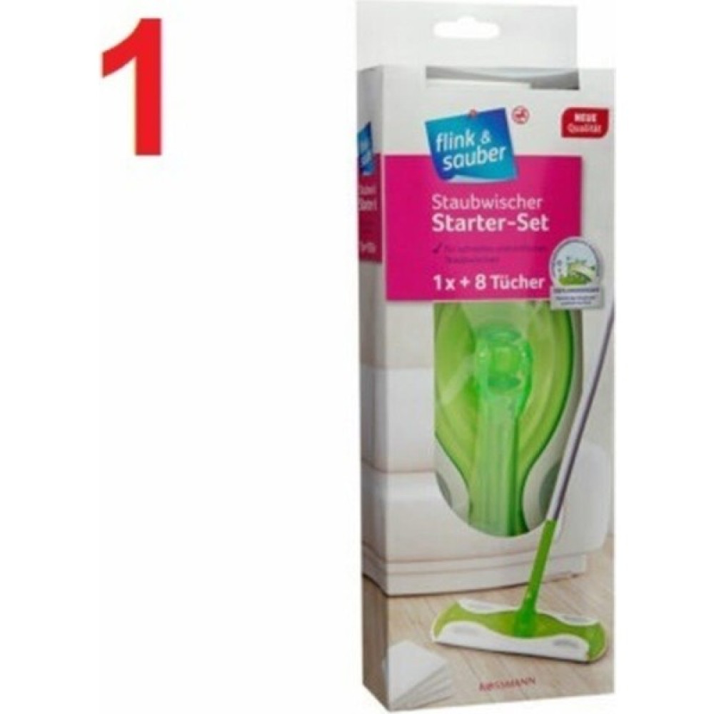 Flink Sauber Flink & Sauber Mob Seti + F&s Jojoba Yağı Özlü Islak Yer Bezi + Domol Çok Amaçlı Islak Temizlik Bezi Temizlik Malzemeleri Fiyatı