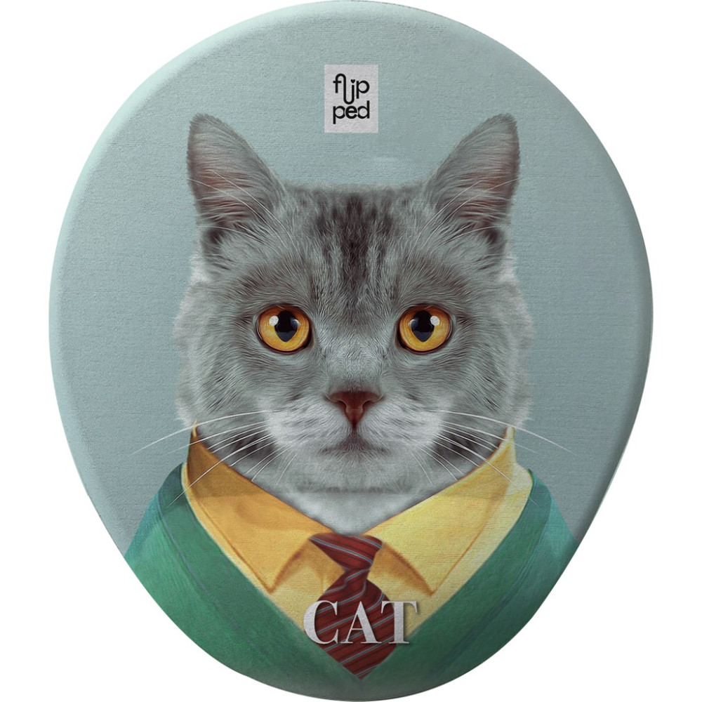 Flipped Cat Bilek Destekli Mousepad - Renkli Mouse Pad Fiyatı