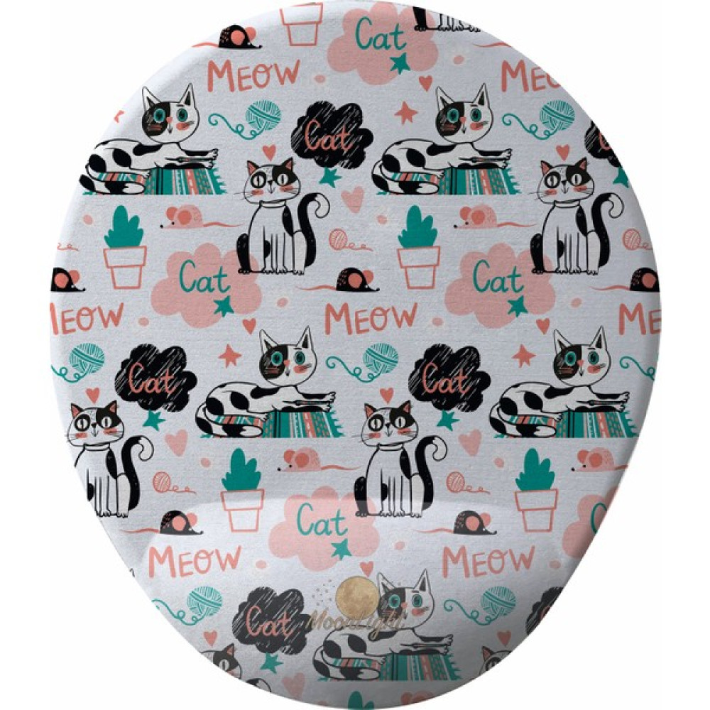 Flipped Cat Meow Bilek Destekli Tasarım Mouse Pad Mouse Pad Fiyatı