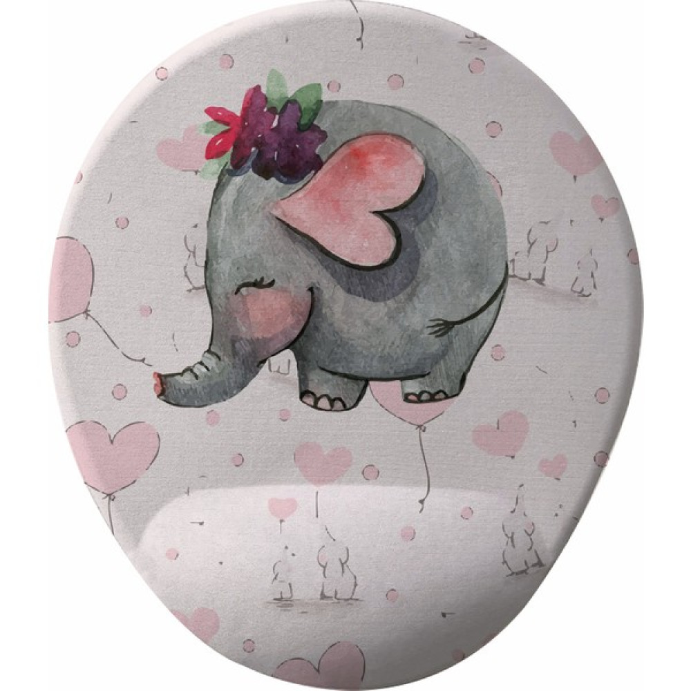 Flipped Fil Desenli Bilek Destekli Tasarım Mouse Pad Mouse Pad Fiyatı