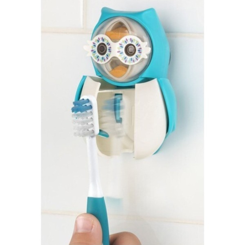 Flipper Diş Fırçası Saklama Kabı Baykuş Figürlü - Mavi 769863667556 Diş Fırçaları Fiyatı