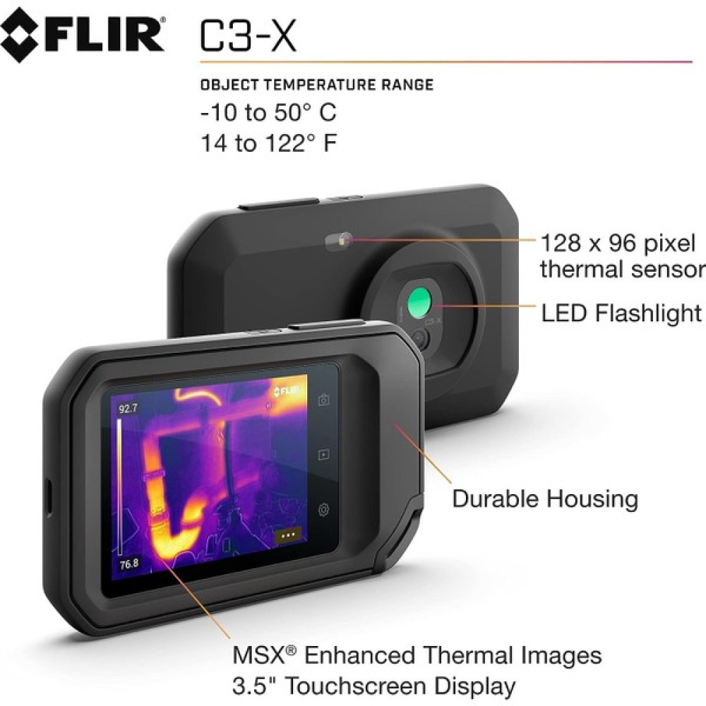 Flır C3-X Kompakt Termal Görüntüleme Kamerası Aksiyon Kameralar Fiyatı
