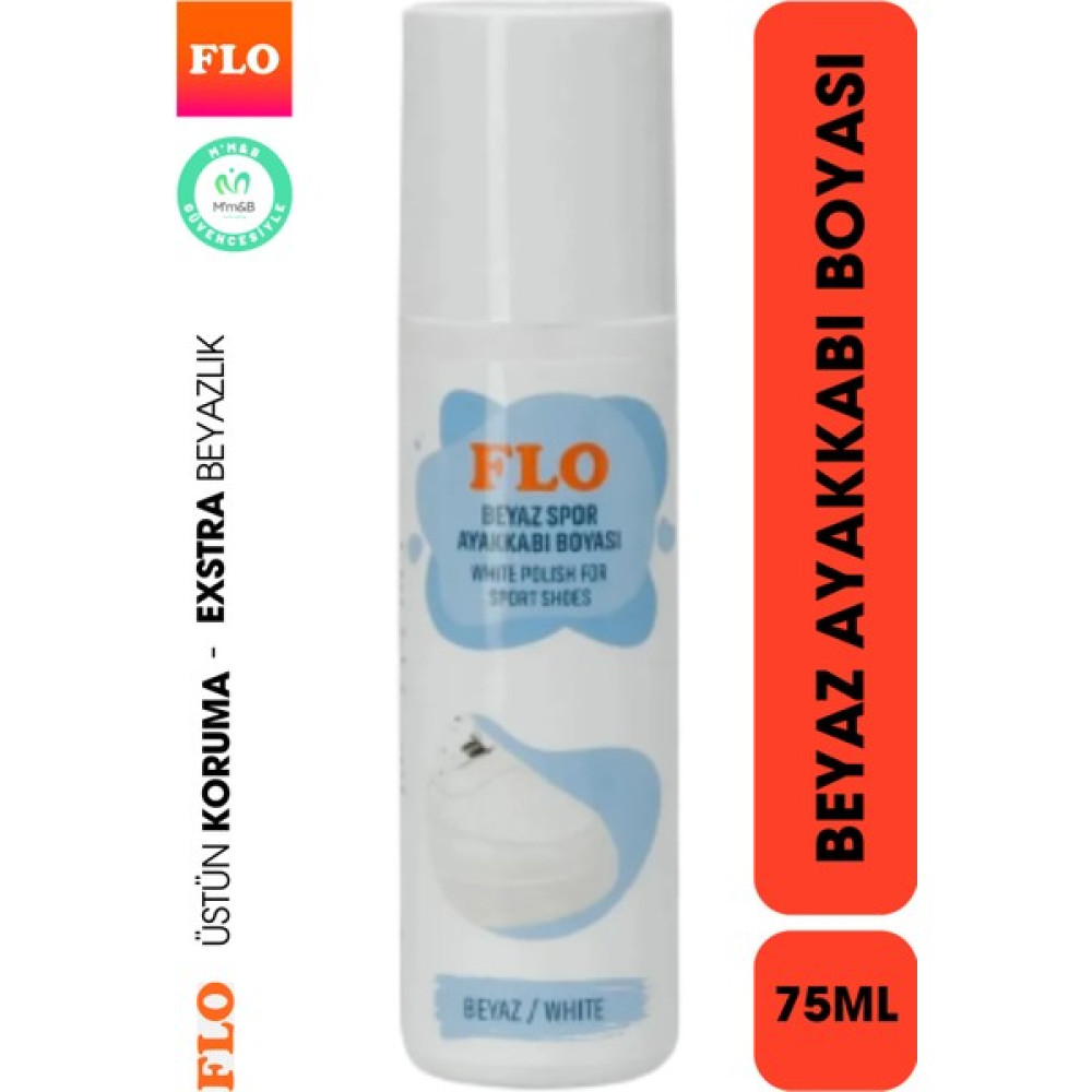 Flo Beyaz Ayakkabı Boyası 75 ml / Beyaz Spor Ayakkabı Boyası/ Beyaz Deri Ayakkabı Taban Boya Kadın Ayakkabıları Fiyatı