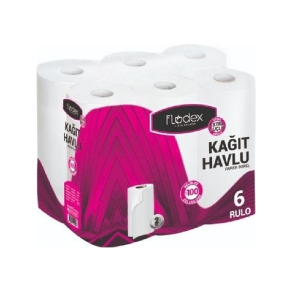 Flodex - Havlu Kağıt 6lı - 1 Paket Kağıt Havlu Fiyatı