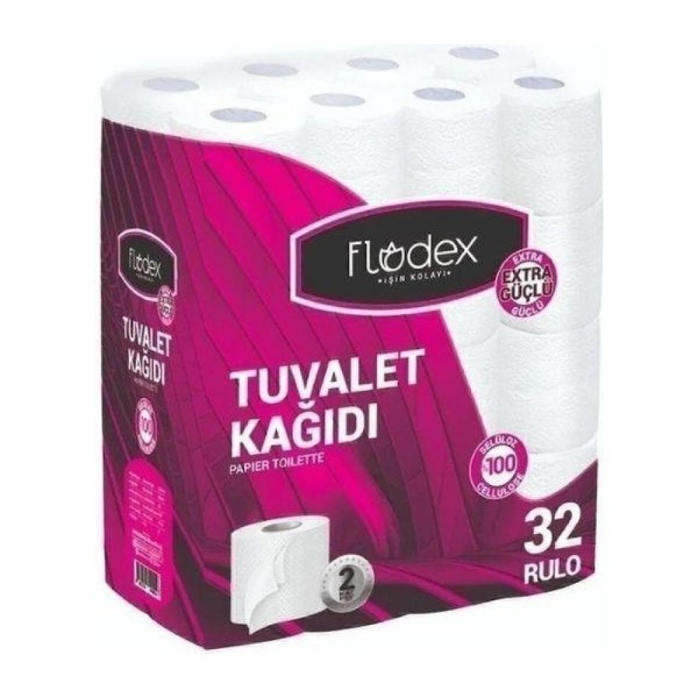 Flodex - Tuvalet Kağıdı 32Lİ - 1 Paket Tuvalet Kağıdı Fiyatı