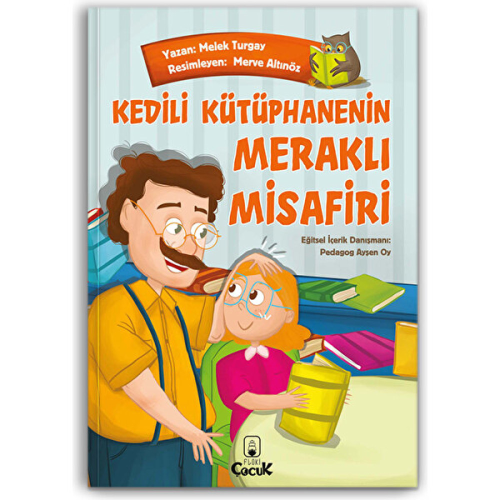 Floki Çocuk 10+ Yaş - Eğlenceli Kitap Sevgisi "Kedili Kütüphanenin Meraklı Misafiri" Resimli Hikâye 4. Sınıf Çocuk Öykü Fiyatı