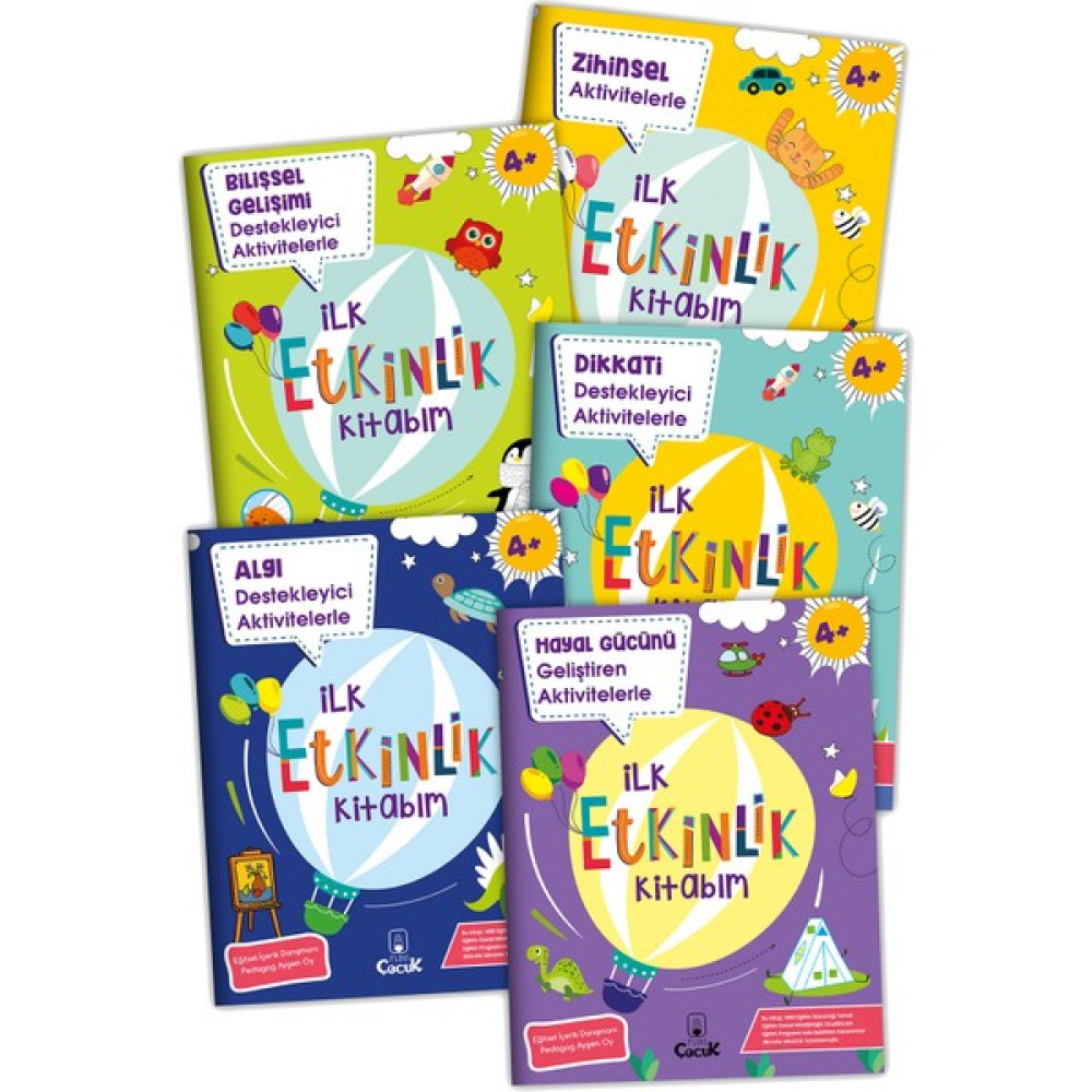 Floki Çocuk 4+ Yaş Zihinsel Ve Bilişsel Gelişim “İlk Etkinlik Kitabım” Eğitici Eğlenceli Okul Öncesi Set 5 Kitap Okul Öncesi Eğitici & Öğretici Kitaplar Fiyatı