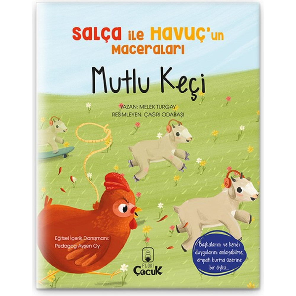 Floki Çocuk Mutlu Keçi - 3-6 Yaş Duyguları Anlama Ve Empati Öyküsü, Eğlenceli, Eğitici Çocuk Masal Kitabı Çocuk Klasikleri Fiyatı