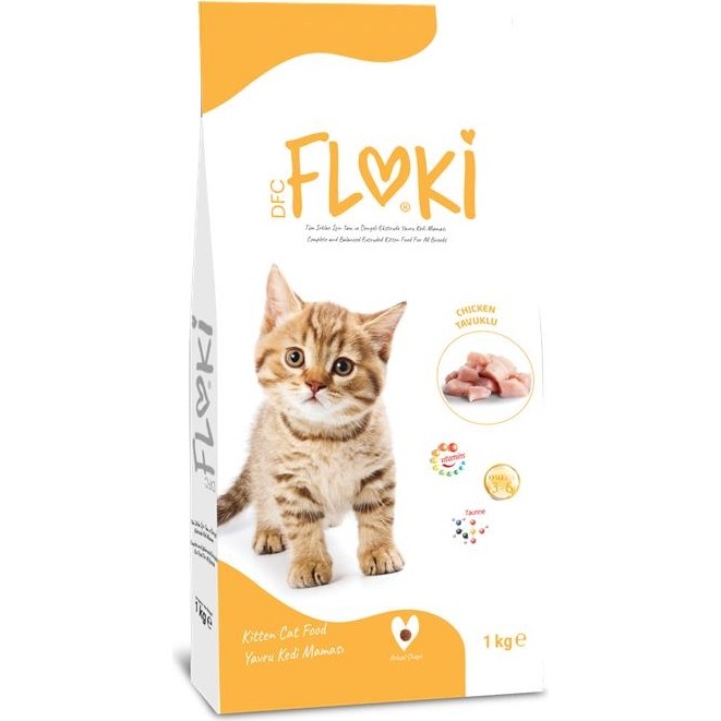 Floki Yavru Kedi Maması Tavuklu 1 kg Evcil Hayvan Ürünleri Fiyatı