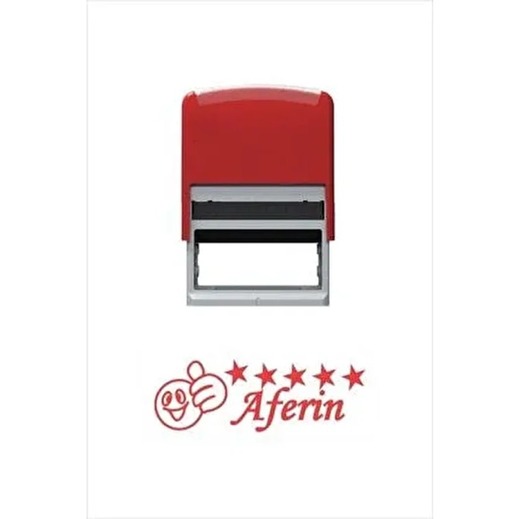 Floman Kendinden Mürekkepli Aferin Öğretmen Kaşesi Kırmızı Eko-11 Modeli Diğer Fiyatı