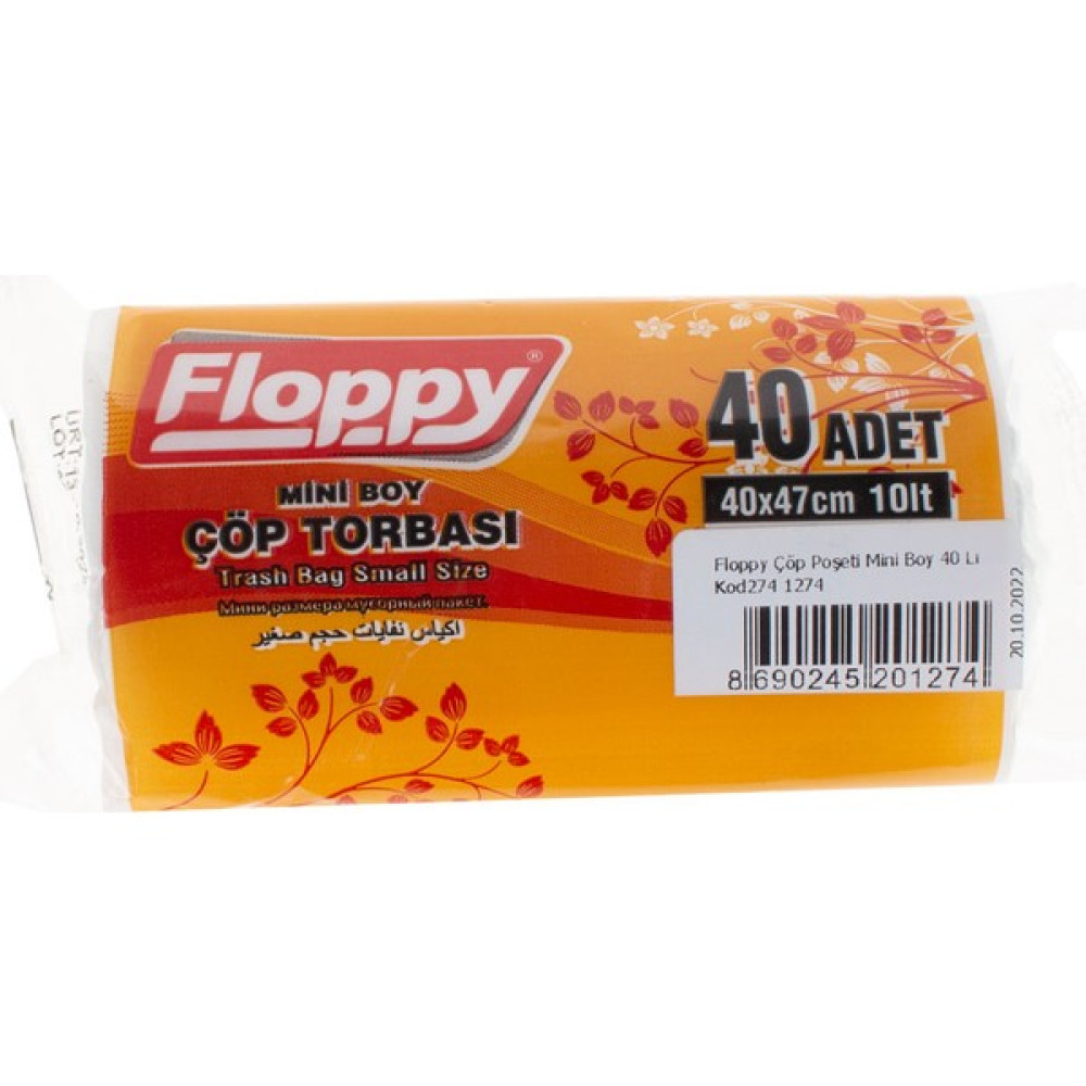 Floppy Çöp Poşeti Mini Boy 40 Lı KOD274 1274 Oto Boyaları Fiyatı