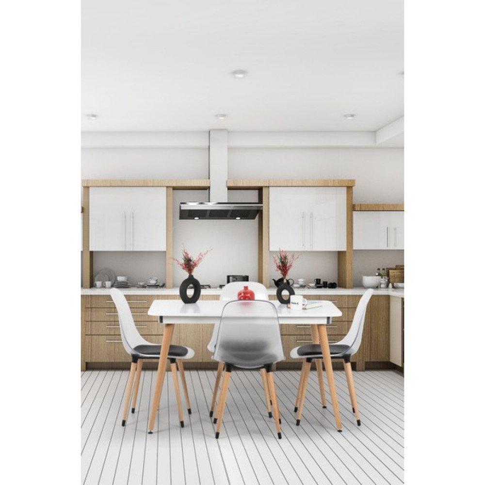 Flora Design Flora Bistro 120X77 Nuans / Mutfak Masa Takımı / 4 Kişilik Mutfak Masası / Masa Sandalye Takımı Masa - Sandalye Seti / Takımı Fiyatı