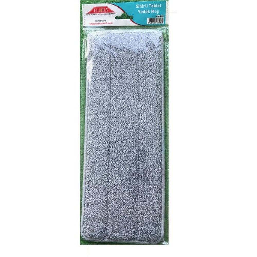 Flora F396 Tablet Mop Sihirli Yedek Paspas Gri Temizlik Malzemeleri Fiyatı