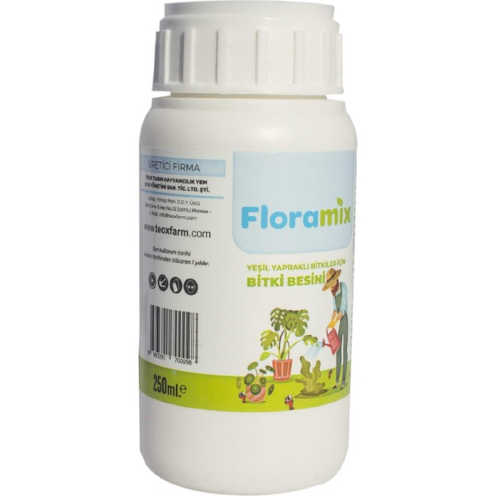 Floramix 250 ml Yeşil Yapraklı Bitkiler Için Bitki Besini Bitki Fiyatı