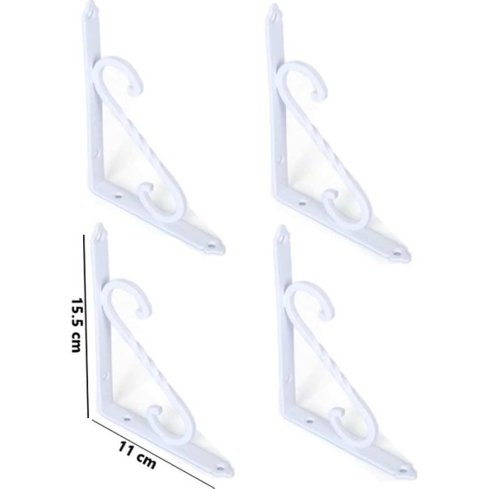 Flore 4 Adet 15.5 x 11 cm Ferforje Raf Altı Metal L Ayak Beyaz Oto Boyaları Fiyatı