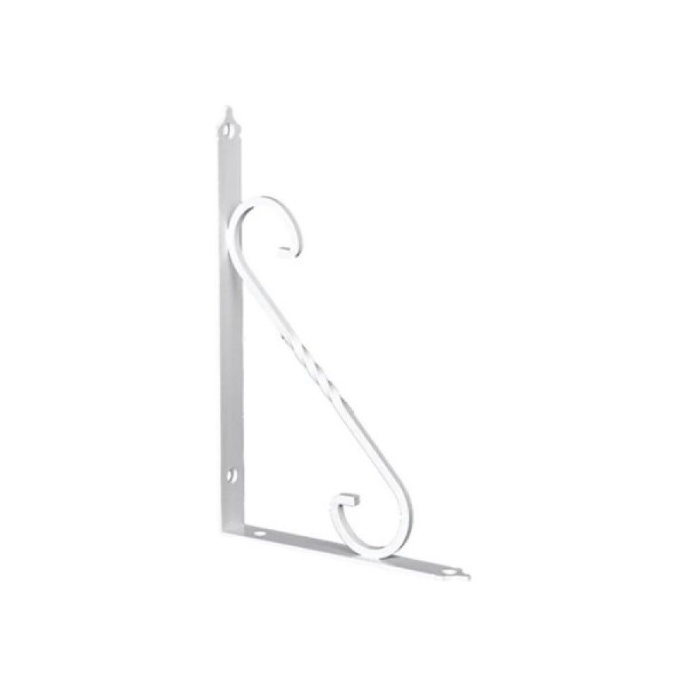 Flore Ferforje Raf Altı 23X15,5 cm Beyaz 2'li Nalburiye & Hırdavat Fiyatı