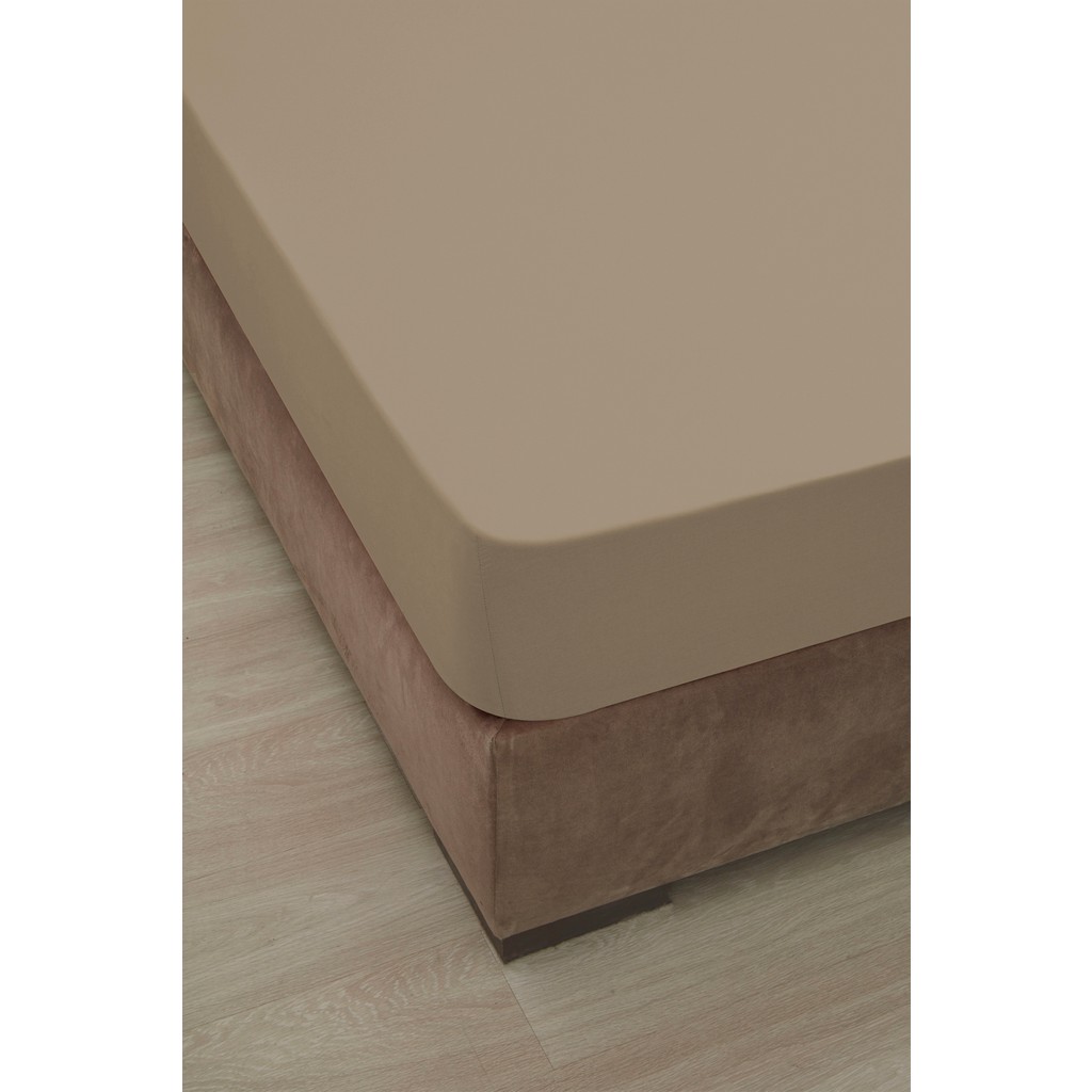 Floretta Çift Kişilik Lastikli Fitted Penye Çarşaf 160X200+30 cm - Bej - 160 x 200 cm SSD / Solid State Drive Fiyatı