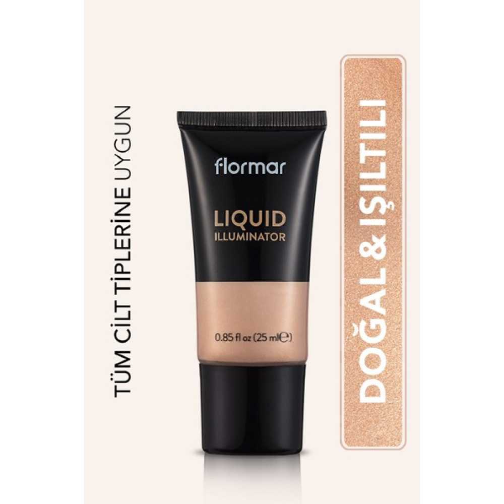 Flormar Doğal Işıltı Veren Aydınlatıcı Makyaj Bazı (Orta Ton) - Liquid Illuminator - 002 - 86906045 - Ten Aydınlatıcı Fiyatı