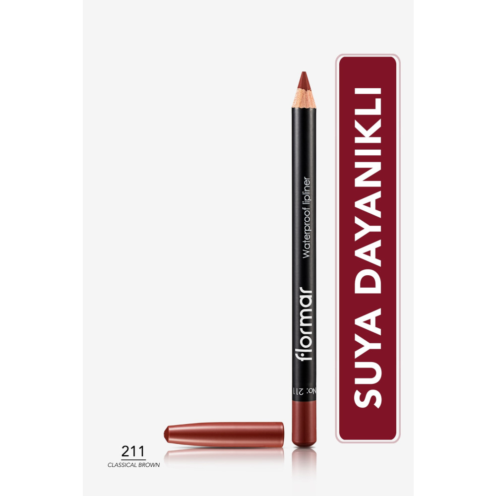 Flormar Dudak Kalemi - Waterproof Lipliner 211 Classical Brown Makyaj Ürünleri Fiyatı