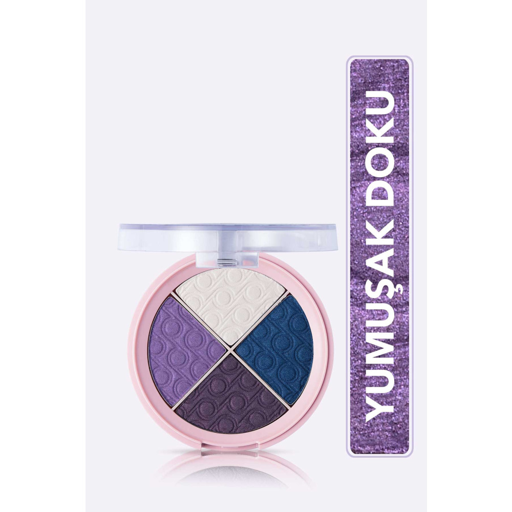Flormar Göz Farı Ve Far Paleti - Pretty By Flormar Quartet Eyeshadow 006 Violet Universe Göz Farı Fiyatı