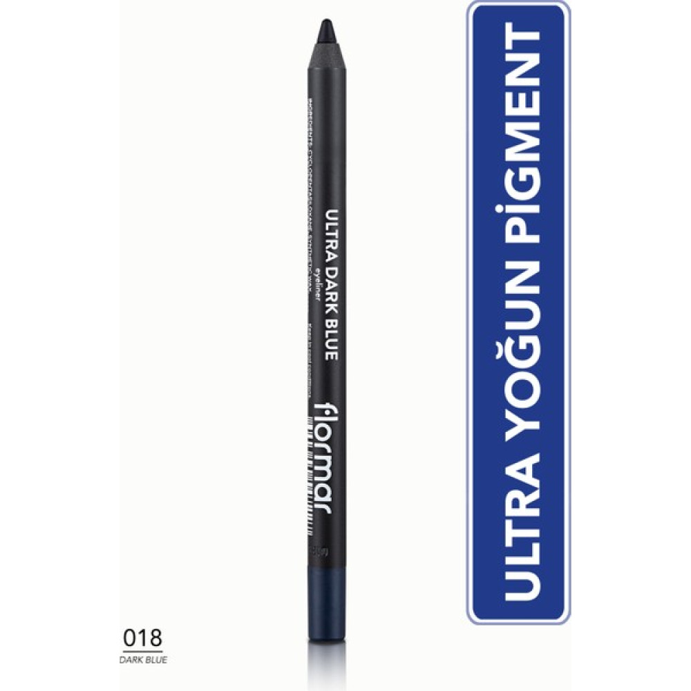Flormar - Göz Kalemi - Ultra Eyeliner 018 Dark Blue 8690604547227 47000011 - 18 Göz Kalemleri Fiyatı
