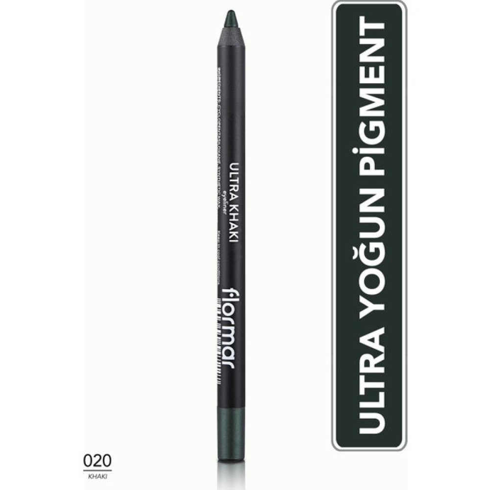 Flormar - Göz Kalemi - Ultra Eyeliner 020 Khaki 8690604547241 47000011 - 20 Göz Kalemleri Fiyatı