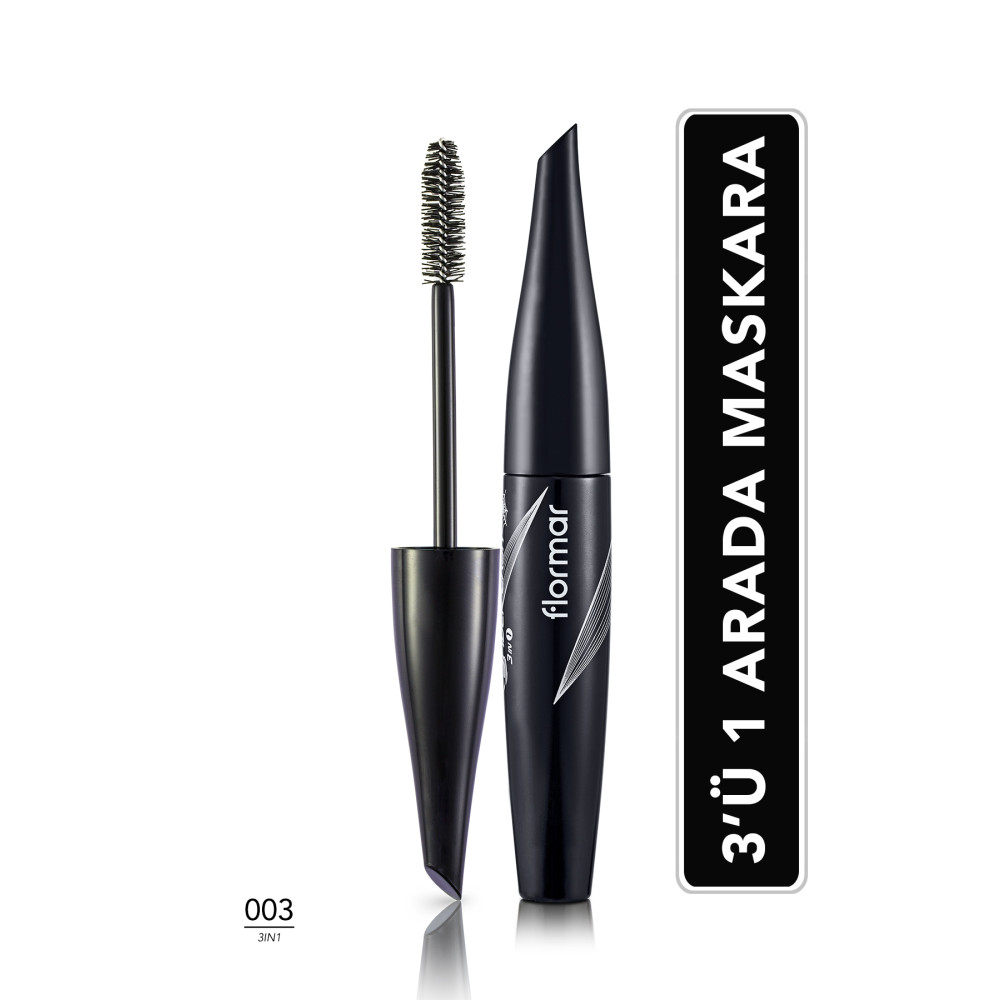 Flormar Hacim Veren 3 Etki 1 Arada Maskara (Siyah) - Spider Lash Mascara - 003 - Rimeller / Maskaralar Fiyatı