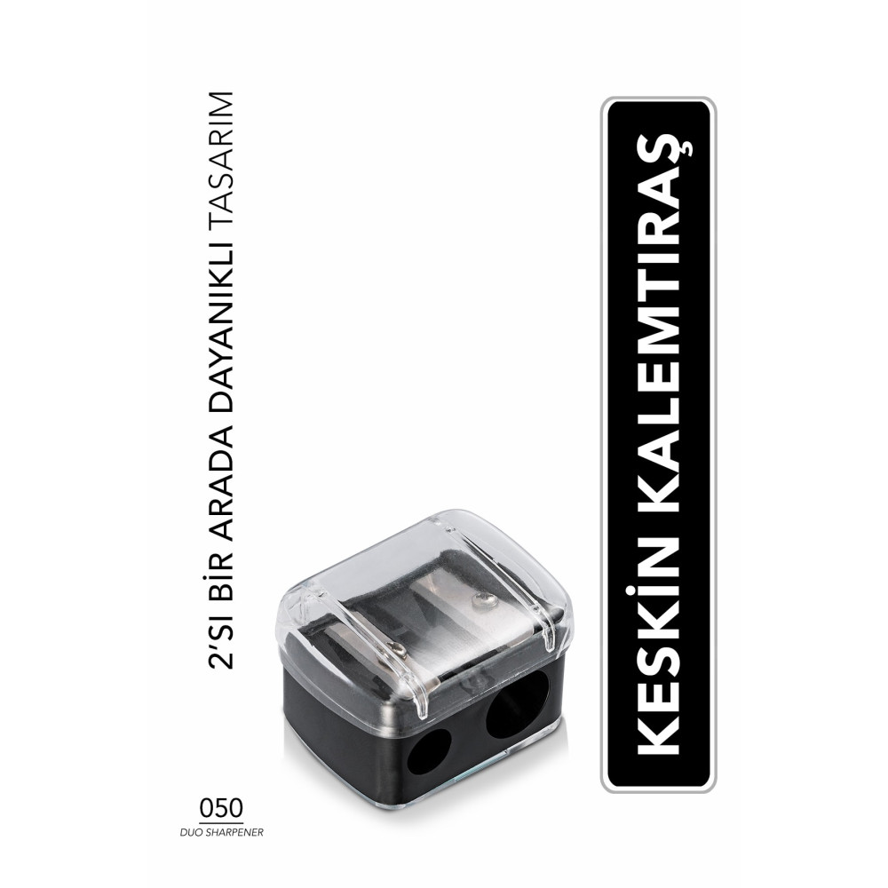 Flormar Ikili Kalemtıraş - Duo Sharpener - 050 - 8690604598601 Makyaj Fırça ve Aksesuarları Fiyatı