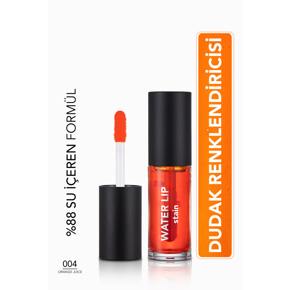 Flormar Kalıcı Mat Dudak Tinti (turuncu) - Water Lip Stain - 004 Orange Juice - 8682536042192 Rujlar & Dudak Parlatıcıları Fiyatı