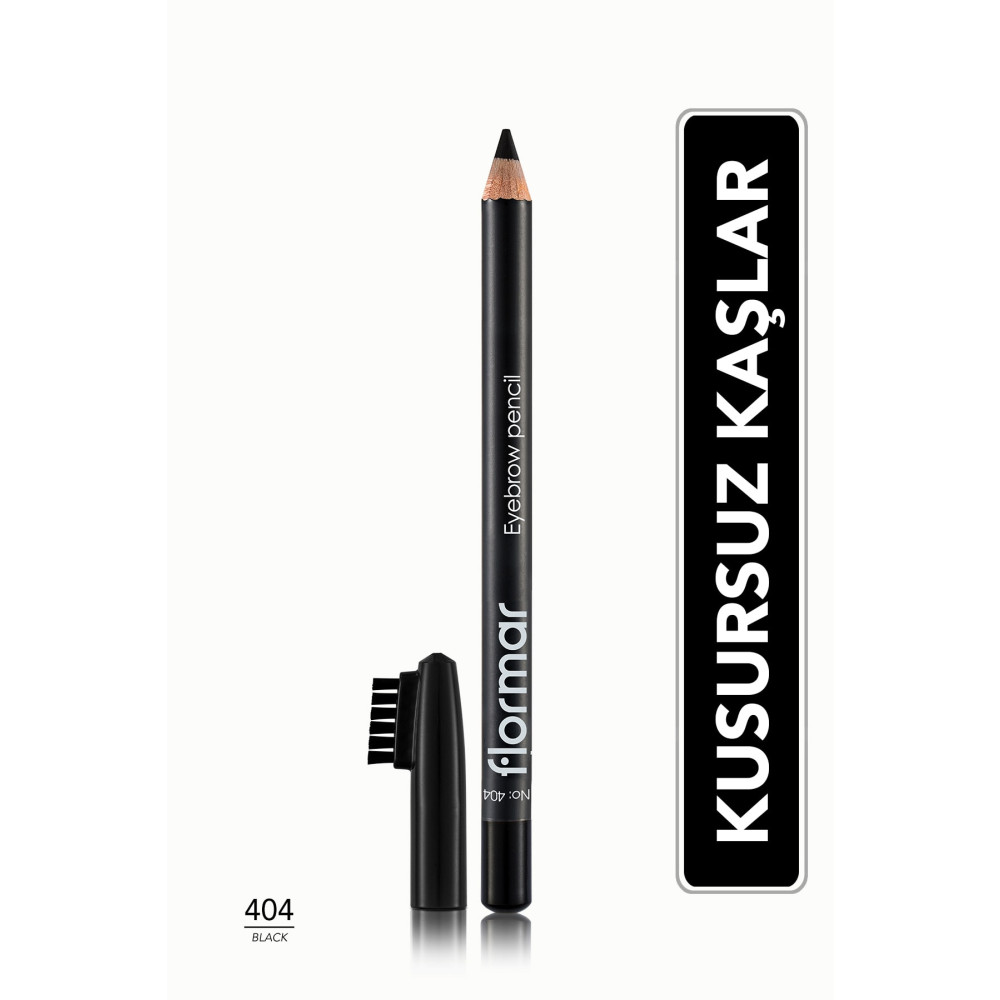 Flormar Kaş Maskarası Ve Kaş Farı - Eyebrow Pencil 404 Black 47000046 Kaş Makyajı Fiyatı