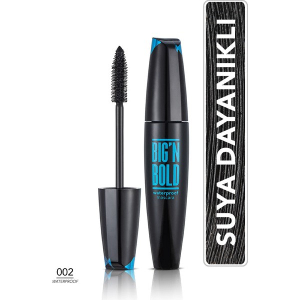 Flormar Maskara - Big N Bold Mascara 002 Waterproof 32000145-002 Rimeller / Maskaralar Fiyatı